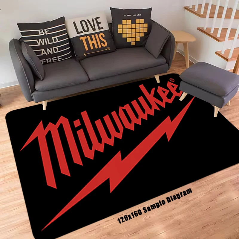 Living Room Rugs B-Milwaukees Foot Carpets Entrance Doormat Floor Carpet Anti Slip Mat House Kitchen Rug Hallway Tool Box Mats