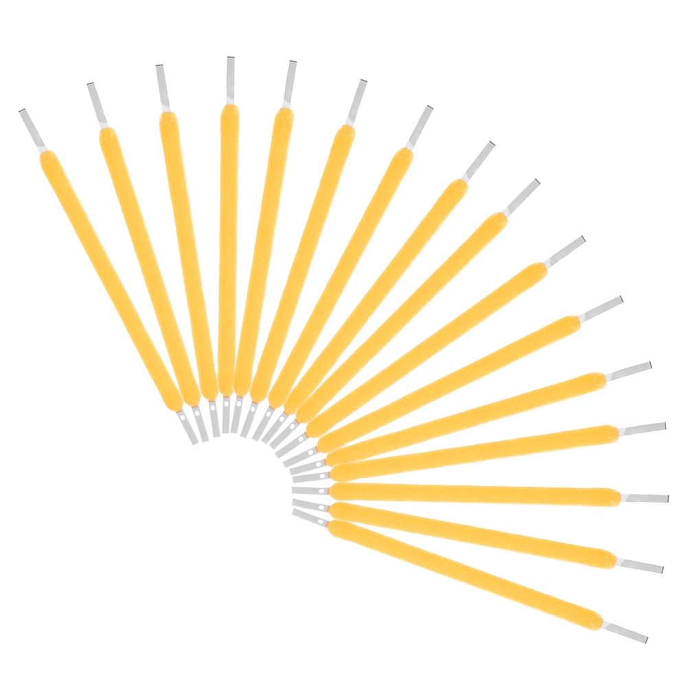 

24pcs Hard LED Light Bulbs 3V 38mm 120mA High Brightness Energy Efficient Durability Versatile Compatibility Led