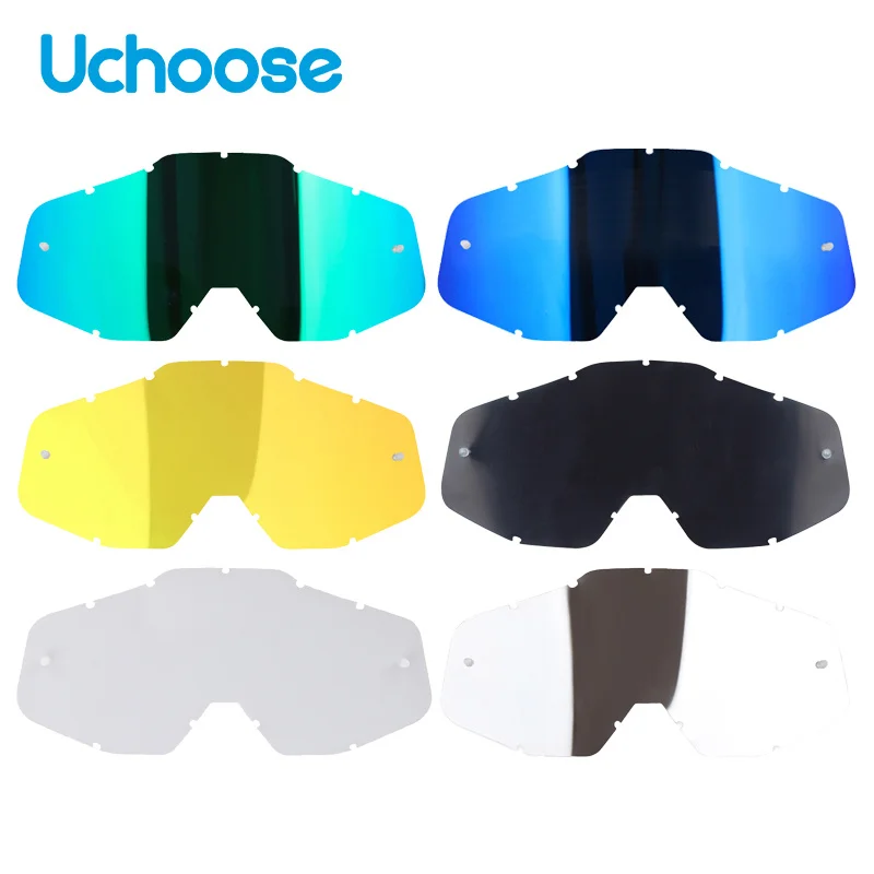 Motocross Glasses Replace Lens Offroad Motorbike ATV Motorcycle Goggles Color Lens Helmet Glasses Lens Accessories Spare Lens