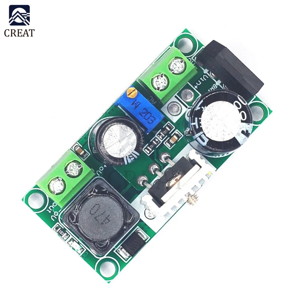 Low Voltage AC-DC Step-down Power Supply Module DC-DC Adjustable Regulated Power Supply LM2596HV Power Supply Module