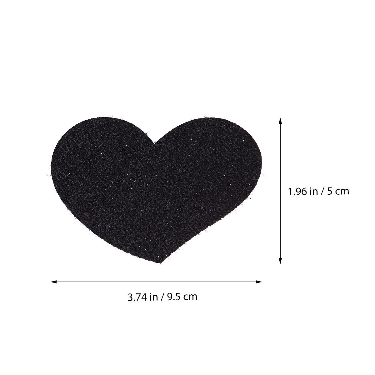 

10Pcs Hair Stickers Large No-Metal Elastics Stick Ponytail Holders Ideal for Medium Thick Hair Workouts Play