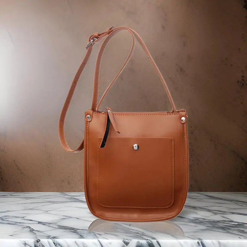 

Luxury Designer Crossbody Bag For Women Elegant Vintage Leather Tote Minimalist Casual Chic Commuter