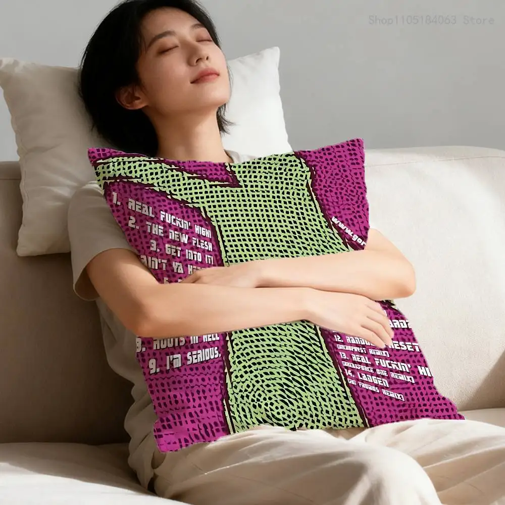 G-Goreshit Album Lolicore Breakcore Throw Pillow Case For 45x45cm 55x55cm 30x30cm Square Car Pillowcase Home Bedchamber Decor