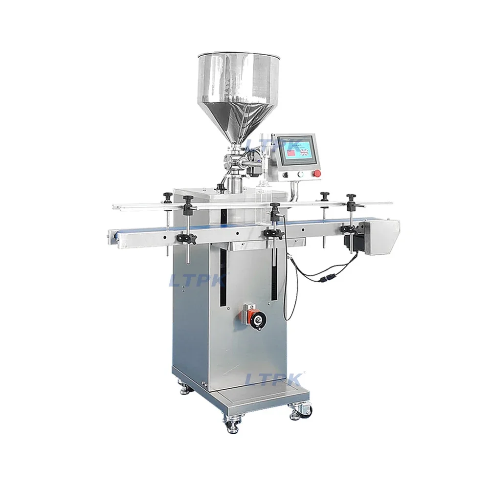 Automatic Servo Motor Single Head Filling Nozzle Vertical Liquid and Paste and Cream Filling Machine