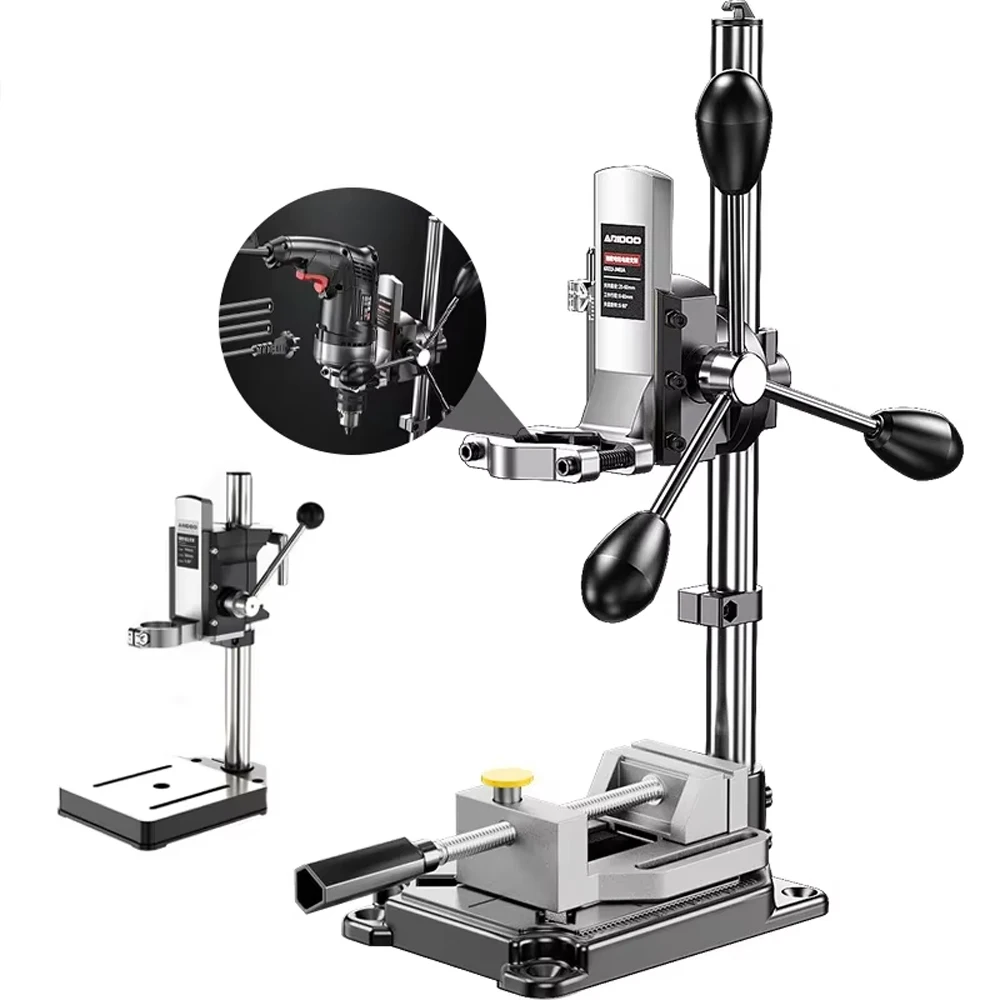 

Adjustable Drill Stand for Electric Hand Drill Impact Drill Convert to Mini Bench Drill Press Bracket Home DIY Tool