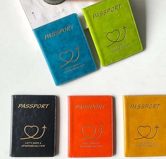

PU Passport Holder Passport Covers Travel Wallet Ticket Holder Passport Protective Cover ID Credit Card Holder
