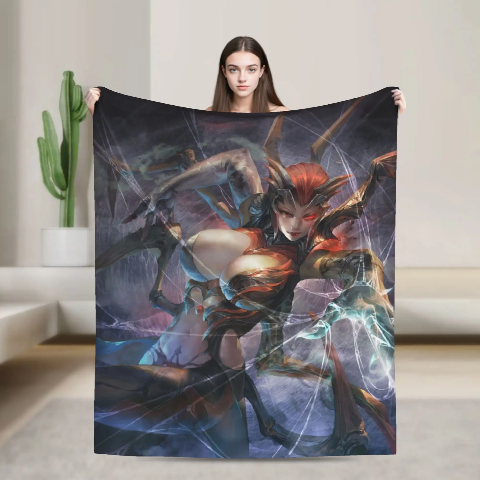 World of Warcraft Elise بطانية الفانيلا الدافئة رمي بطانية للمنزل الأريكة غرفة نوم لحاف