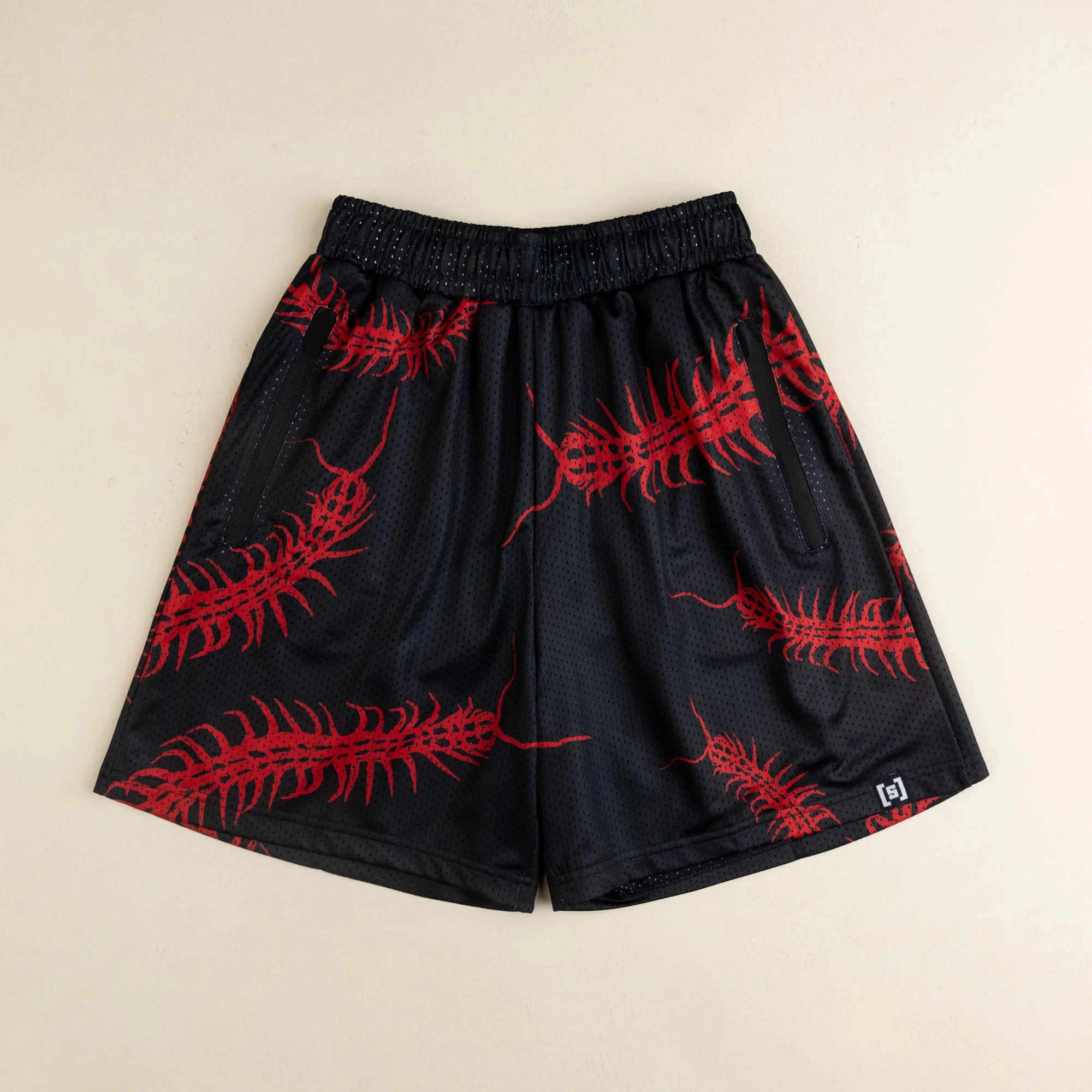Bandai Centipede Form Kaneki Tokyo Ghoul Anime Print Adult Kids Athleisure Mesh Shorts Summer Breathable Quick-drying Soft Comfy