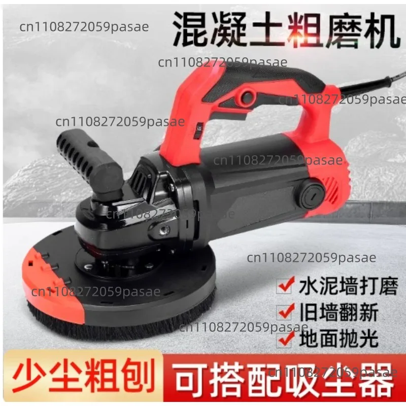 Wall Polisher Hand Held Edge Grinding Polishing Machine 2450w 105mm*3 Discs Small Portable Concrete Grinder Industrial Floor