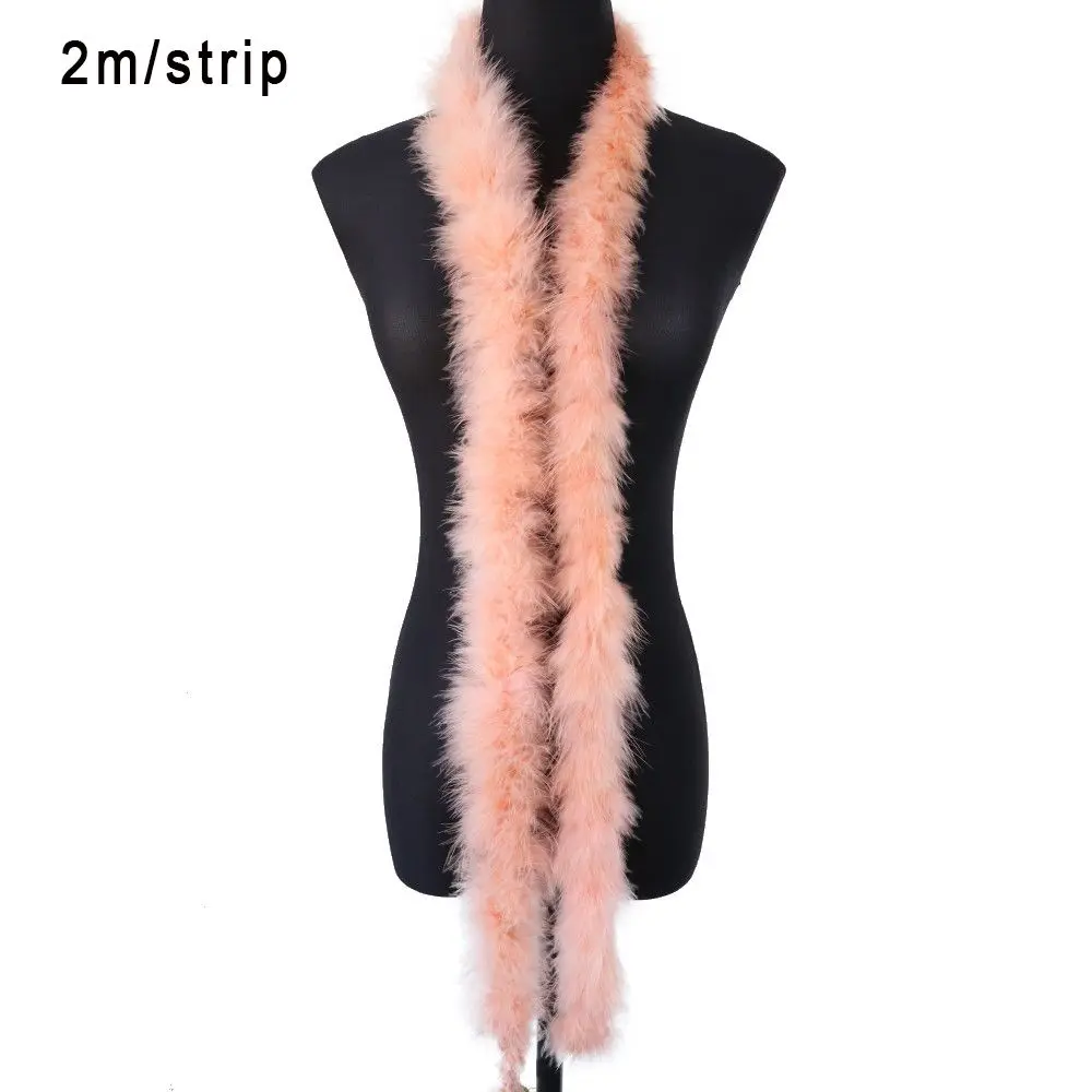 Dress Cosplay Wedding Supplies Christmas Tree Party Decoration Feathers Grament Accessaries Feather Boa Strip Apparel Fabric