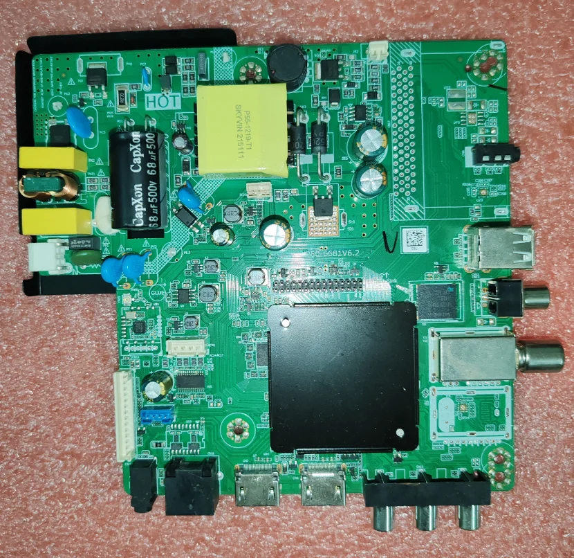 

P50-6881V6.2 LED WiFi network TV three in one TV motherboard, physical photo, tested for 65--42V 600MA 25W