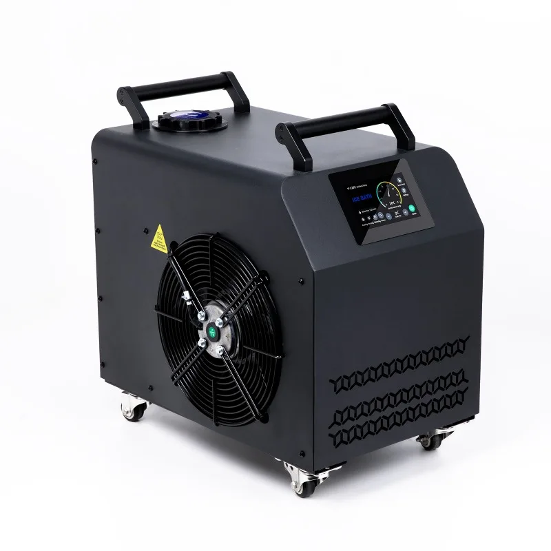 Chiller ice bath with built-in filter and ozone 220V pump and compressor