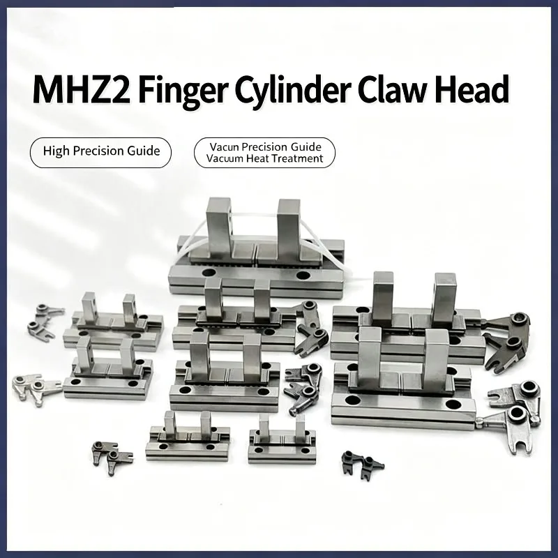 MHZ2 Finger Cylinder Claw Head MHZL2-10D16D2/20D1/25/32/40N Parallel Clamping Jaw Guide Rail Accessories
