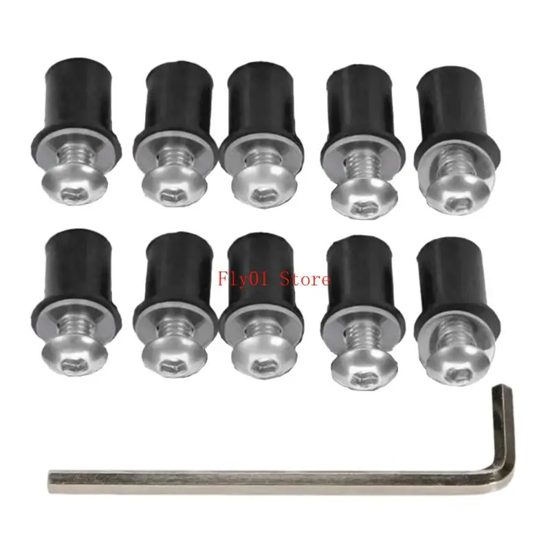 Universal Motorbike Accessories M5x16mm Motorcycle Windscreen Screw Bolt