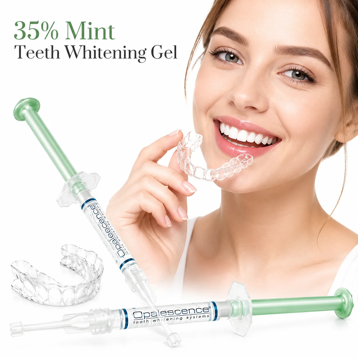 Teeth Whitening Gel Syringes - Gel Pemutih Gigi Rasa Mint dengan