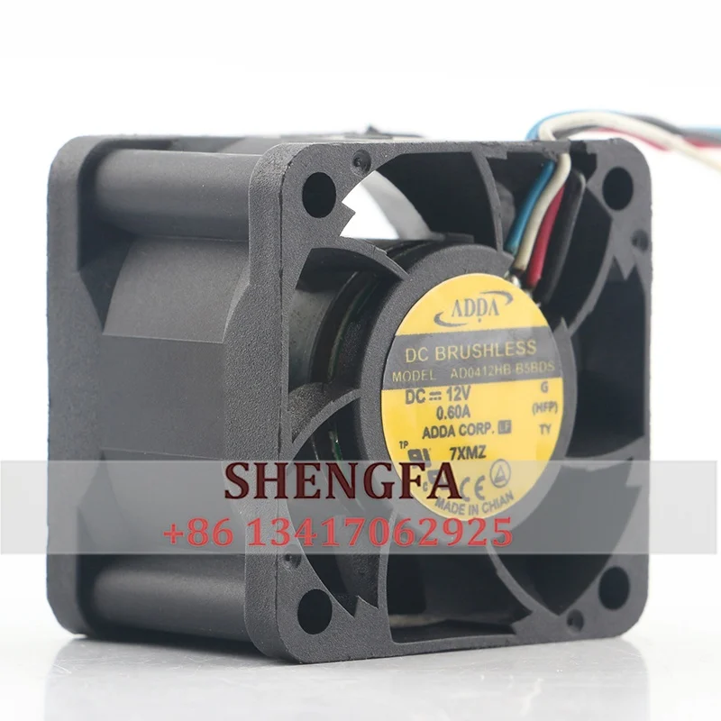 Neuer ADDA 4028 DC12V 0,6A AD0412HB-B5BDS/AD0412HB-B31 Gehäuse-Server-Lüfter 40 * 40 * 28 mm