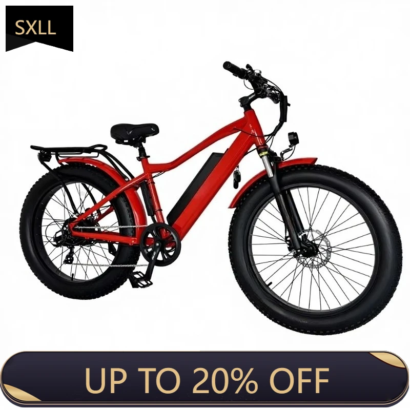 

SXLL 5000W electric mountain bike brushless rear hub motor aluminum double suspension double battery long battery