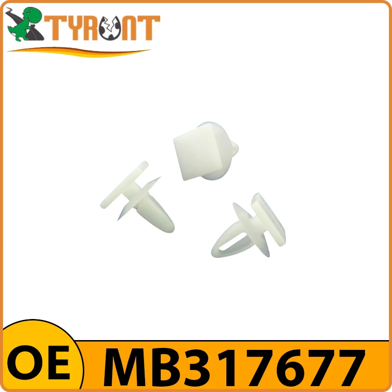 10 Uds TYRNT Clip de sujeción de rejilla de radiador MB 317677   Para piezas de automóvil Mitsubishi Pajero V73W 3.0L 6G72 2001-2004