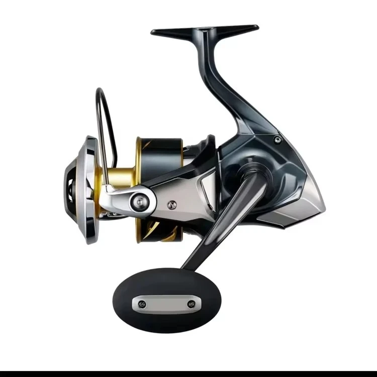 Japan Quality 2025 for SW Big Spool Spinning Reel High Gear Ratio Right Hand Magnesium Alloy River & Lake Fishing Wheel