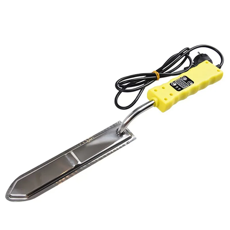 Digital Electric Honey Uncapping Knife Adjustable Temp Stainless Steel Heated Honey Cutter Beekeeping Tool for Honey Extractor