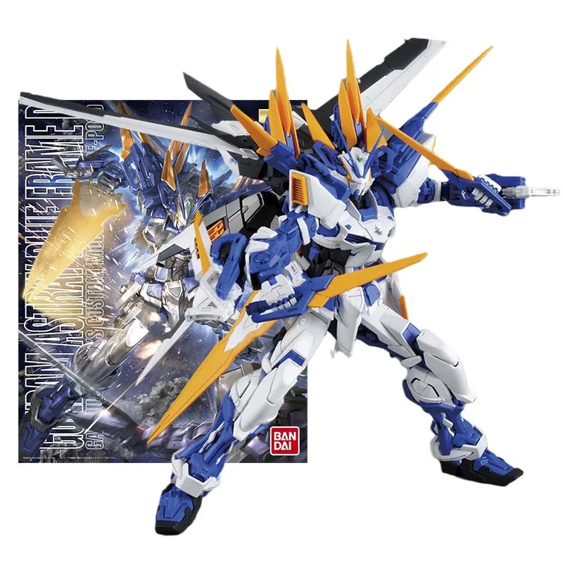 

Bandai Figure Gundam Model Kits Anime Figures MG 1/100 Astray Blue Frame Mobile Suit Gunpla Action Figure Toys For Boys Gifts