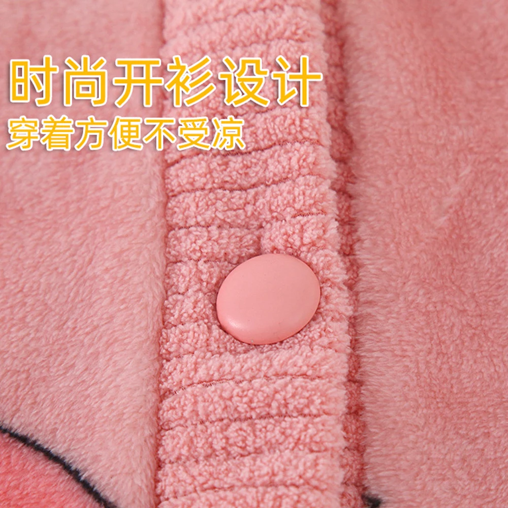 Cinnamoroll Anime Sanrioed Long Sleeve Pajamas Parent-Child Winter Kuromi Melody Kawaii Cute Coral Velvet Homewear Clothes Kids