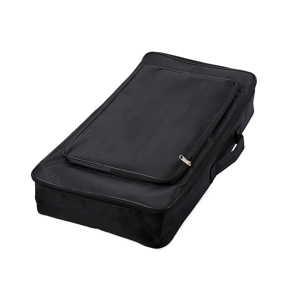 

Guitar Effect Pedalboard Zipper Pouch Bag High Toughness Nylon Non Slip Handle Zipper Storage Case for Guitar Keyboard