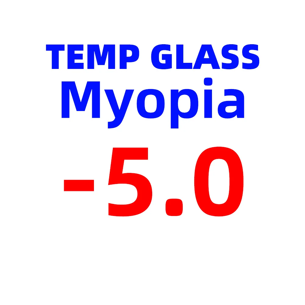 Optische Myopie-Tauchmaske, Schnorchel-Set, gehärtetes Glas, Trockenoberteil, Schwimmbrille, kurzsichtige Gläser, kurzsichtig