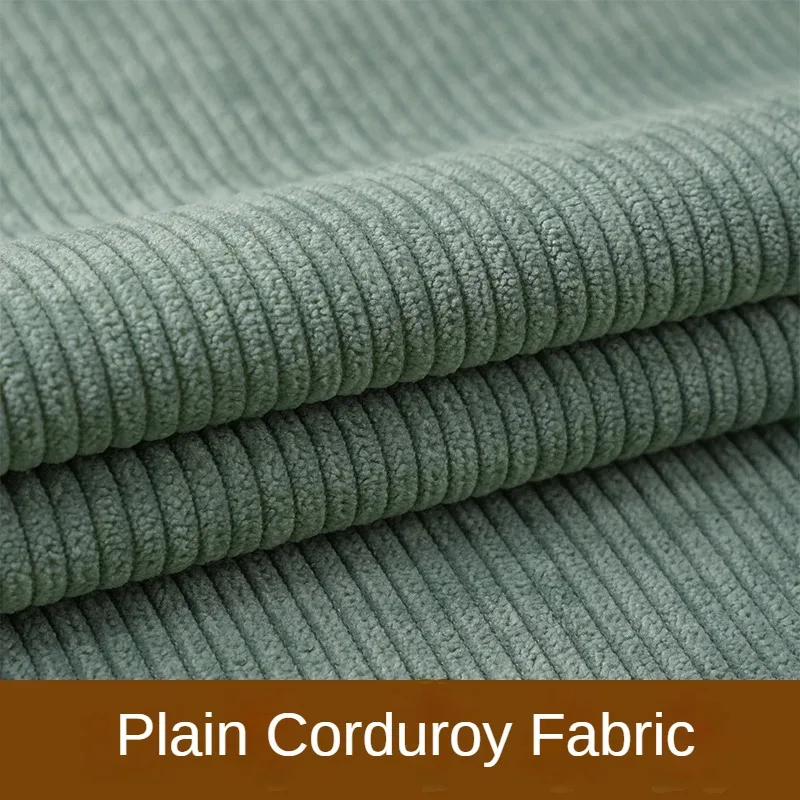 Corduroy Fabric Solid Color Shirt Children\'s Cotton Jacket Sweater Sofa Velvet Cloth Lining DIY Sewing Brocade Blue Black White