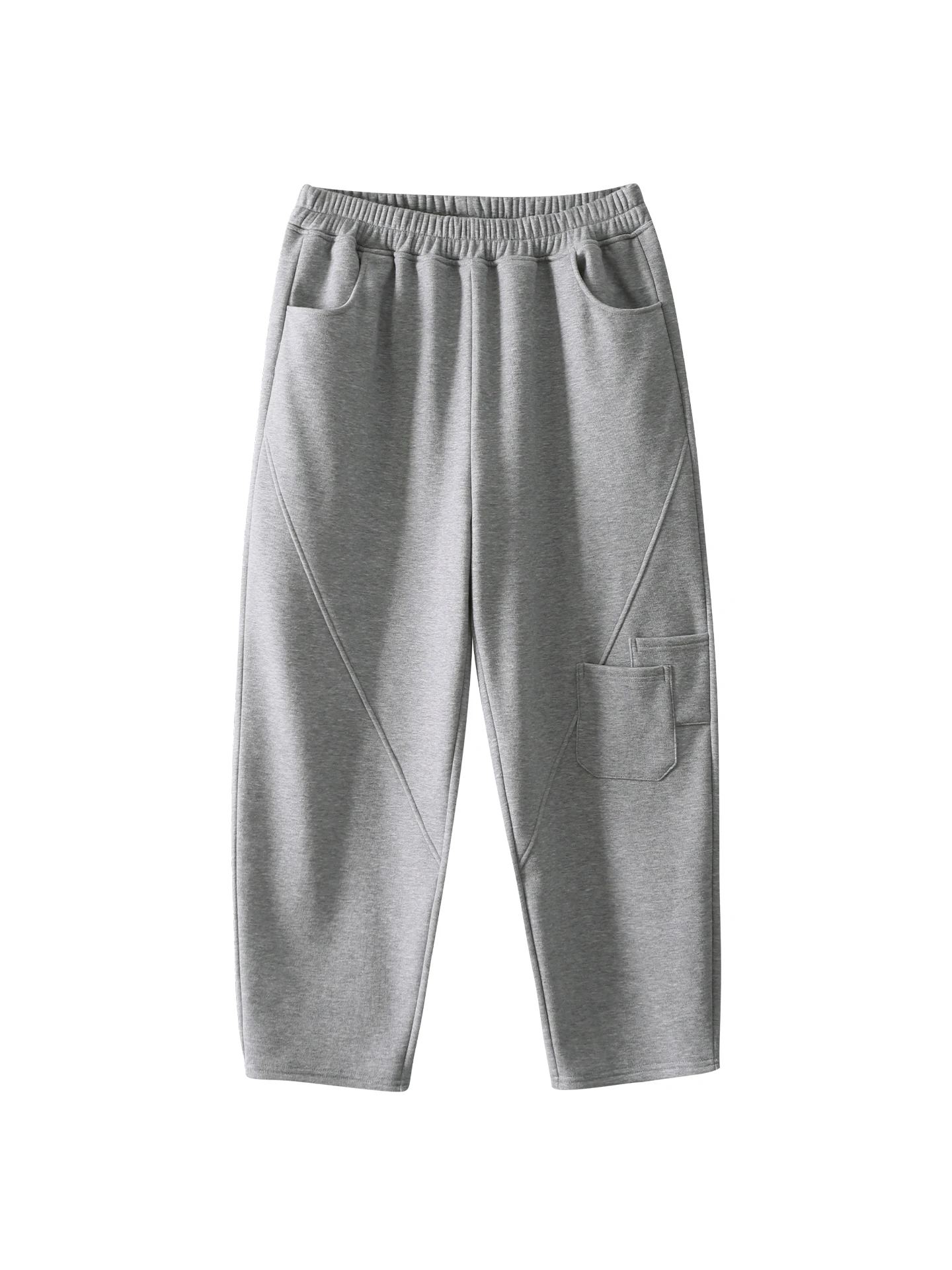 Plus Size Dames Fleece gevoerde casual joggingbroeken 3 lengteopties 450g Warme afslankende lentecollectie Hoge taille Katoenmix