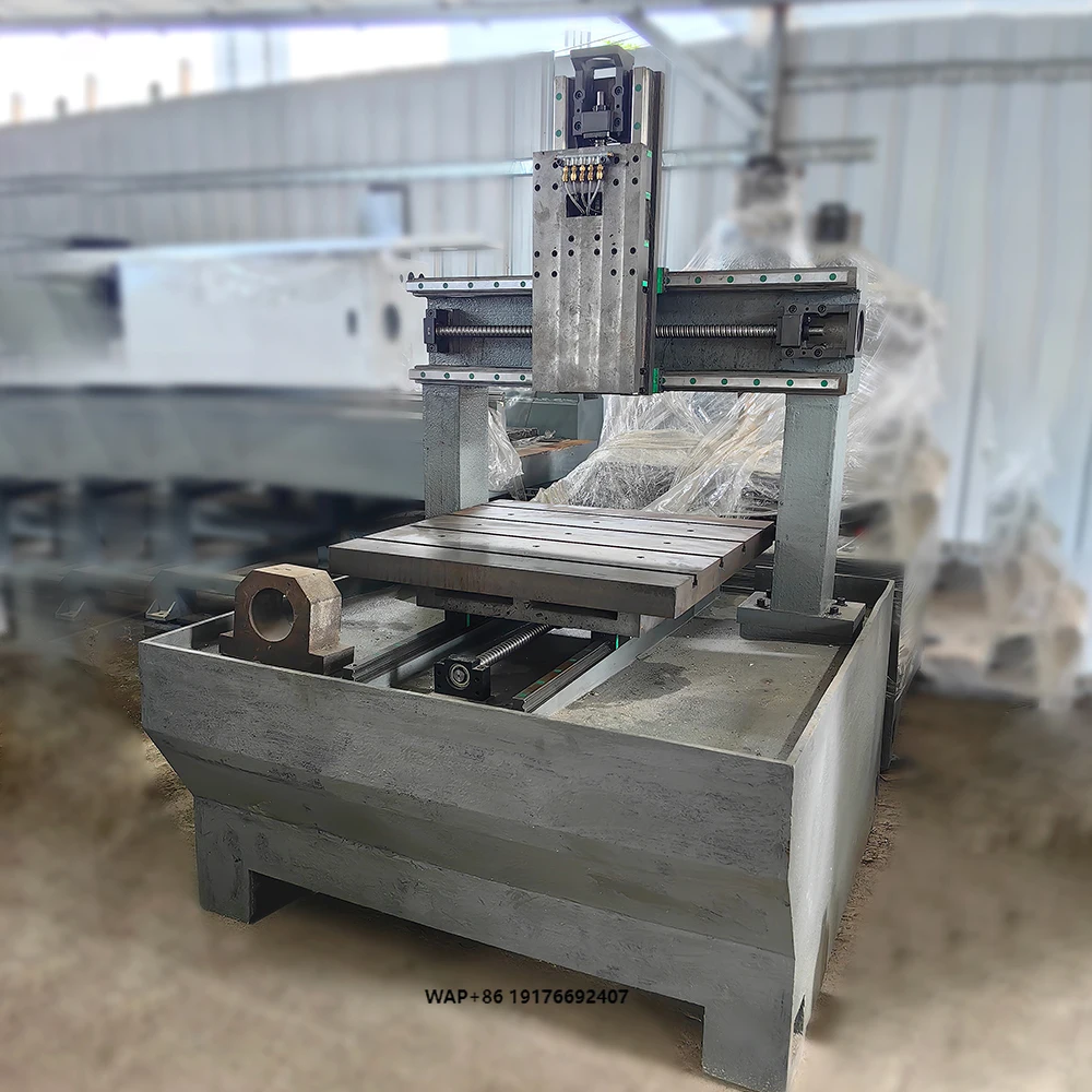 

Фрезерно-гравировальный станок с ЧПУ 6060 с направляющими шариками - полностью чугунная конструкция HT250