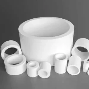 White polytetrafluoroethylene hollow rod environment-friendly non-toxic DIY PTFE sleeve Length 25/50cm PTFE bar