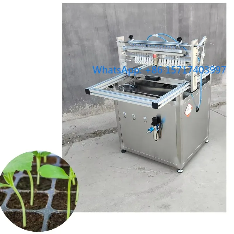 

Vegetable and flower seed tray seeder, nursery tray seeder