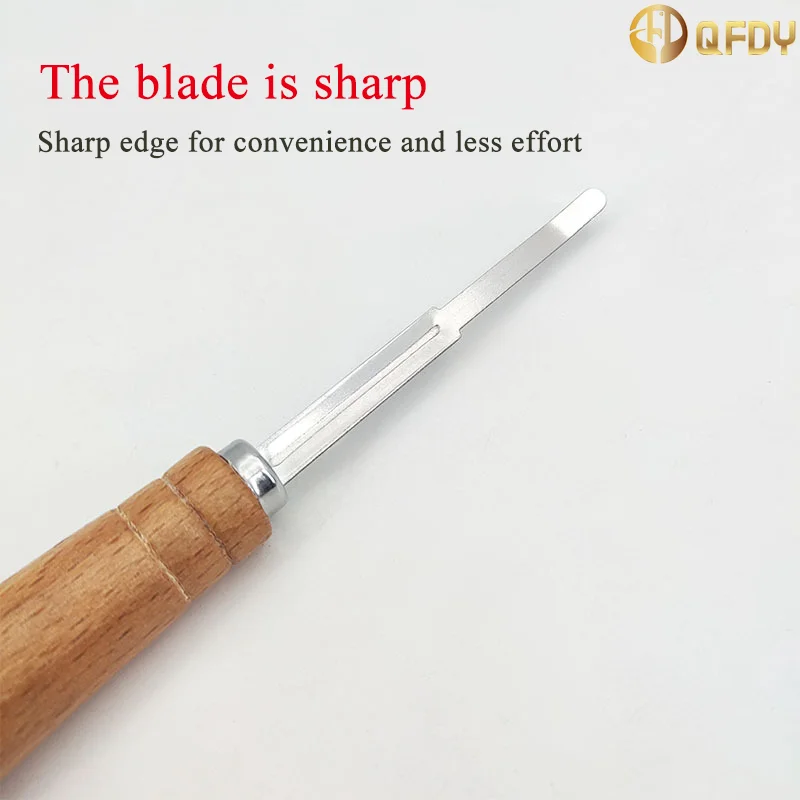 

Bread Cutter French Bread Blades European Style Curved Kitchen Gadgets Normal Wood Long Handle Baking Accessory Arch Toast Knife