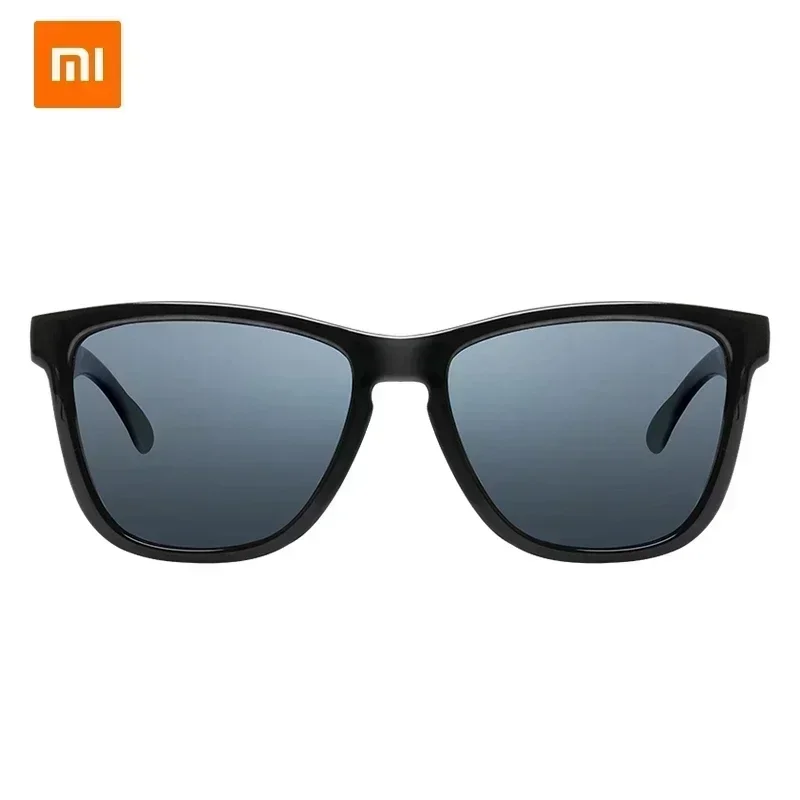 Original XIAOMI Mijia Classic Square Sunglasses Selfrepairing TAC Polarizing Lense No Scew Sunglasses 6 Layer Polarizing Film