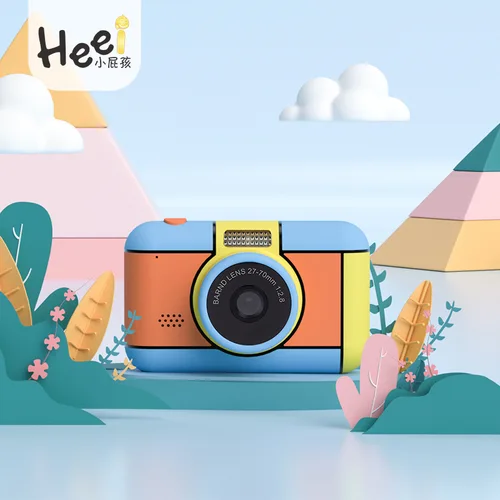 Imagen 2 del producto Nueva cámara para niños HD 2,4 ""3200w píxeles cámara Dual cámara Digital Mini portátil dibujos animados lindo cámara al aire libre cámara SLR