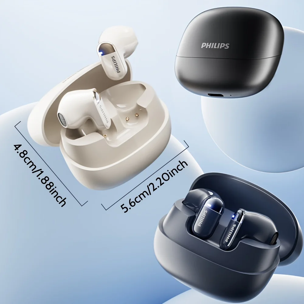 PHILIPS TAT2169 Bluetooth 5.4 Earbuds AI Noise Canceling Long Battery For Commute Gaming