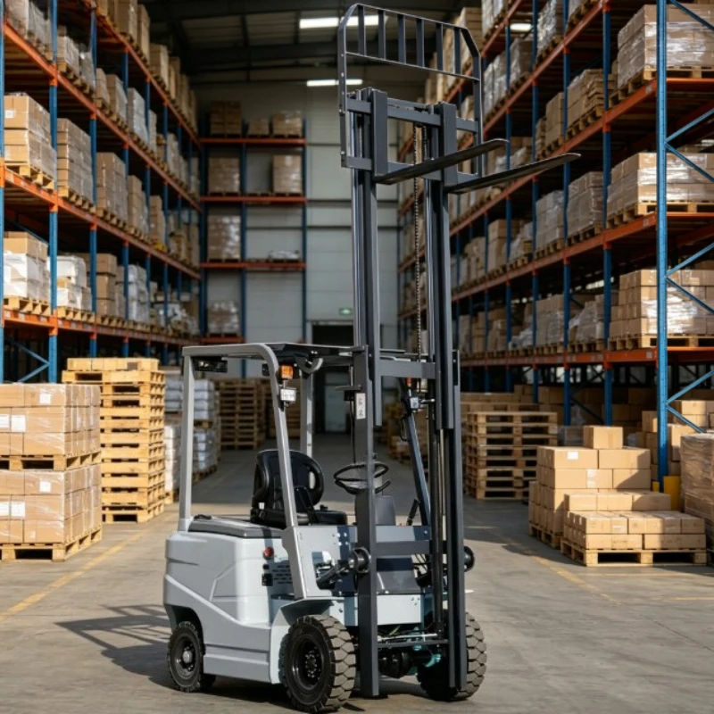 1.5 Ton Environment Zero Emission Electric Forklift Indoor Textile Factory Light Goods Pallet Lifting Handling Machine