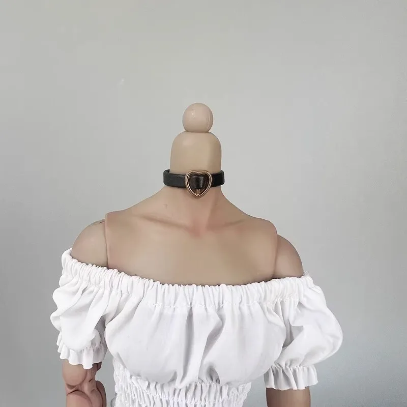 1/6 Scale Female Soldier PU Leather Neck Collar Doll Accessories for 12Inch TBL Action Figures Body Decoration