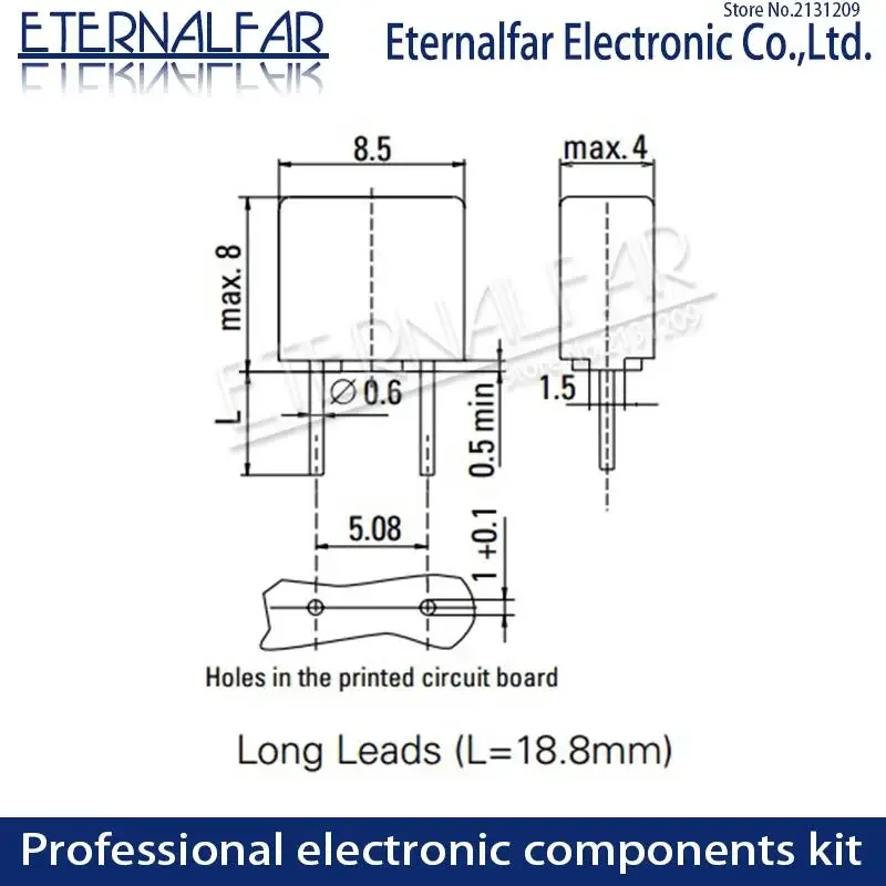 392 Square Fuse T50MA T500MA T1A T2.5A T3.15A T4A T5A T6.3A L 250V 932 Plastic T2A LCD TV Power Board Commonly Water Purifier