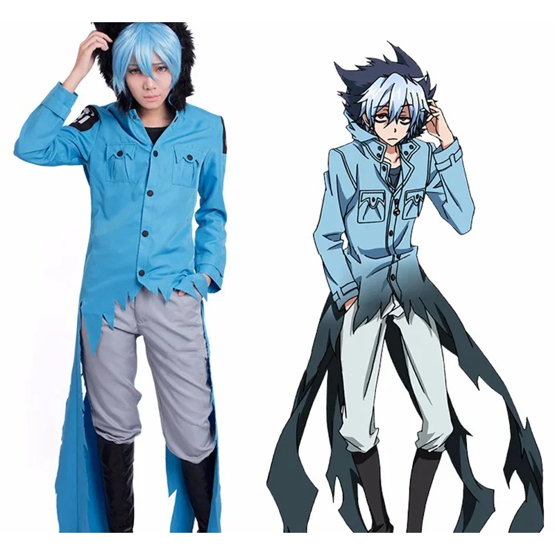 Anime Servamp Sleepy Ash Kuro Cosplay Costumes Vampire Black Cat Uniforms Halloween Carnival Outfits Jacket Pants Custom Made