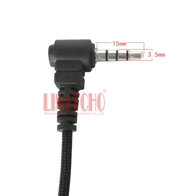 10PCS Nylon Microphone Earphone PTT Button Radio Earphones for Walkie Talkie VERTEX VX-410 VX-420 VX-1R VX-2R VX-3R VX-5R view 6