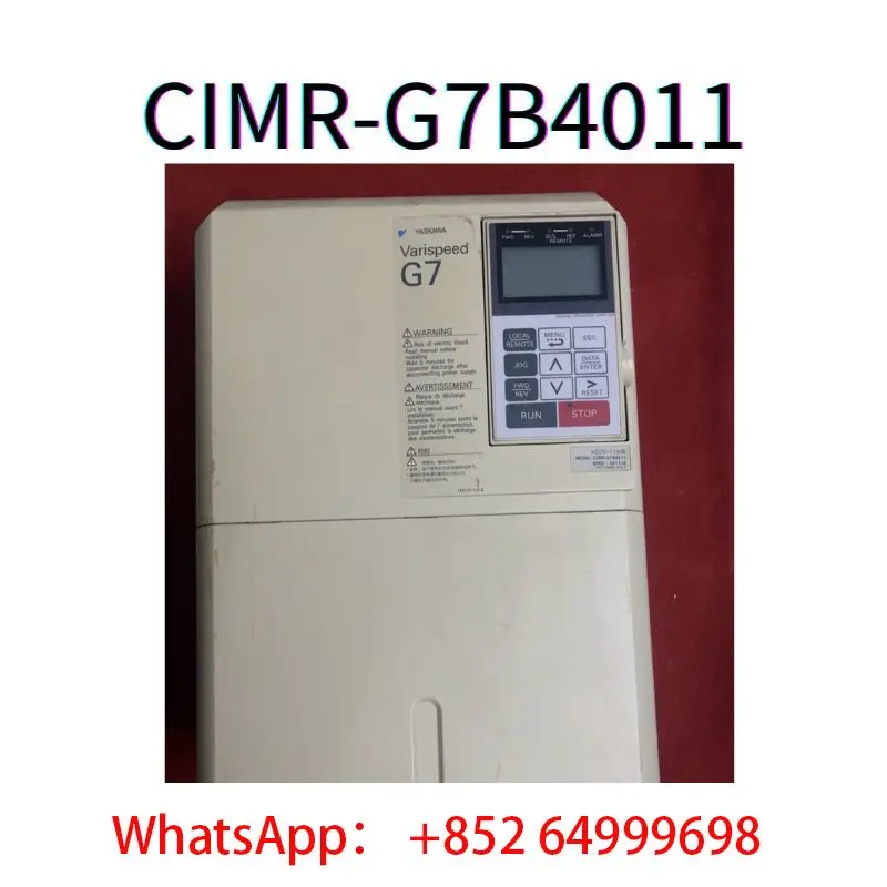 

second-hand G7 frequency converter CIMR-G7B4011 11KW/380 tested ok