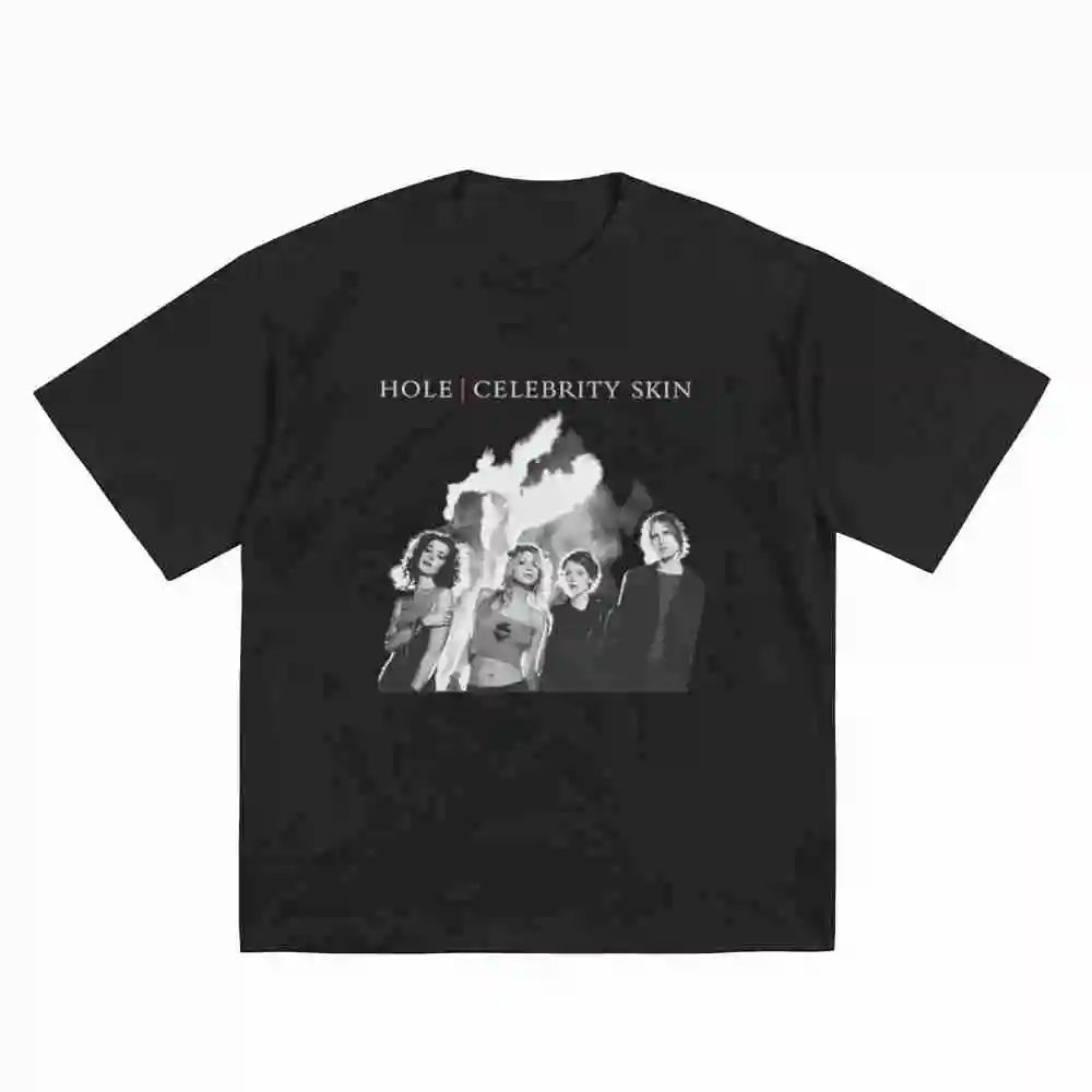 Hole Courtney Love 90S Grunge Short Sleeve Tee 100% Cotton T-Shirt