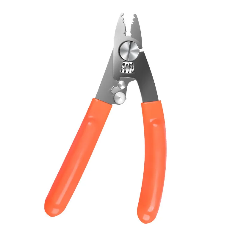 

Stainless Steel 5-port Miller Pliers Indoor and Outdoor Double Steel Wire Leather Wire Kevlar Wire Diagonal Pliers