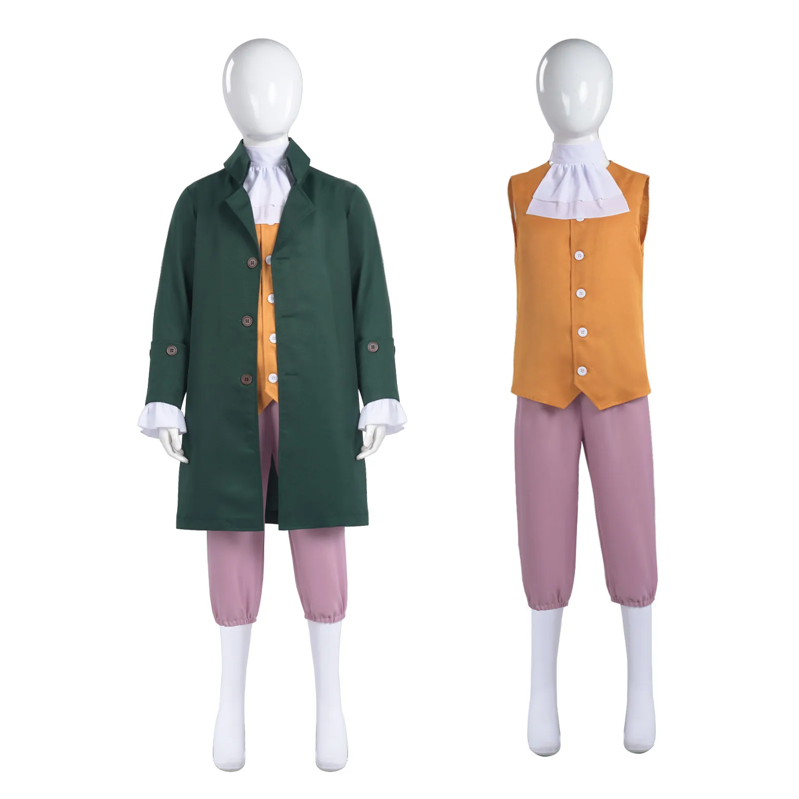 

Medieval Renaissance Cosplay Costume Court Tailcoat Suit Cosplay Costume Halloween Performance Costume