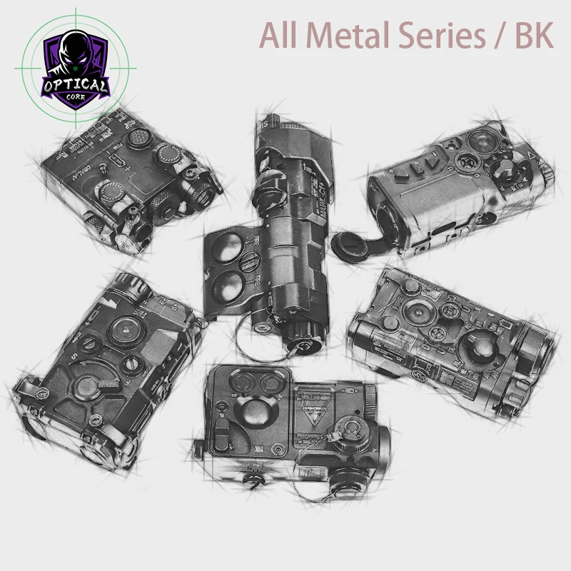 

Wadsn All Metal NGAL DBAL-A2 PERST-4 MAWL-C1+ RAID-X OGL White LED Flashlight Illumination Scout Light Red/Green Ray Toy