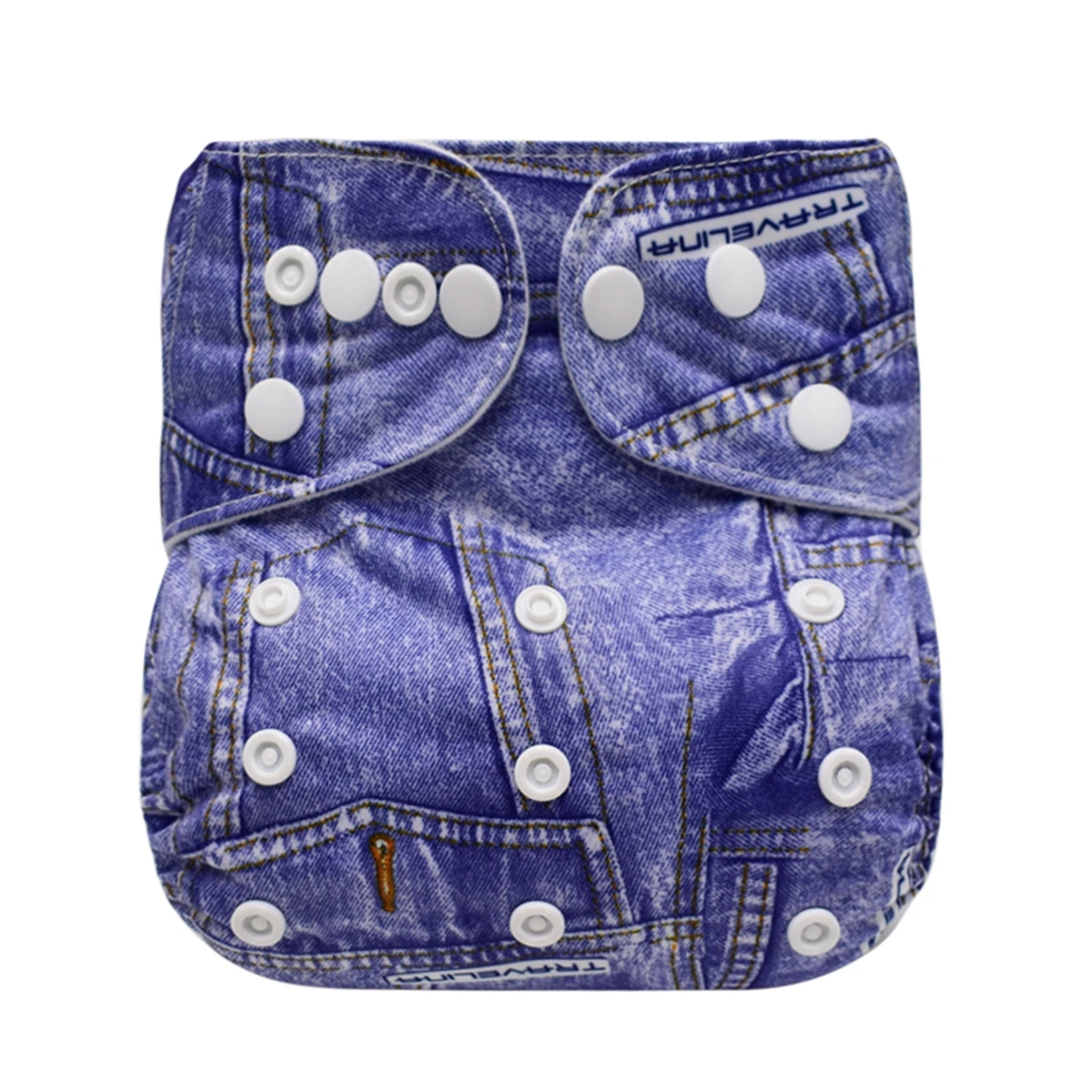 1pc 3-15KG Pocket Diaper Suede Cloth Inner Washable&Reusable Absorbent Ecological Adjustable Baby Nappy Cover