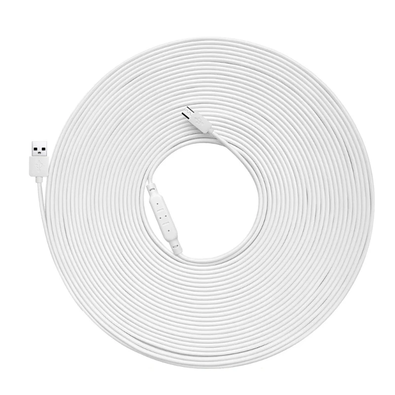 كابل شحن ميكرو يو اس بي طويل للغاية ، من النوع أ ذكر إلى مايكرو يو اس بي ذكر ، كابل شاحن للهاتف ، الكمبيوتر اللوحي ، مكبرات الصوت ، الكاميرا ، 10 متر ، 15 متر