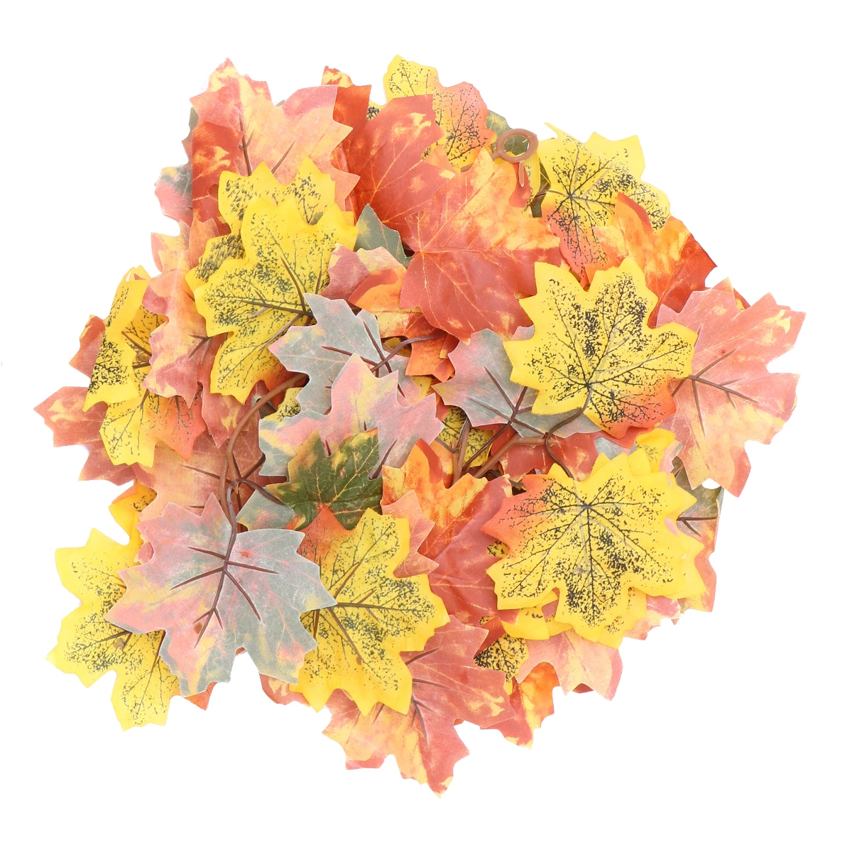 

Simulated Maple Leaf Halloween Decorations Indoor Fall Home Outdoor Garland Leaves